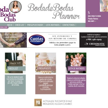Planificador de bodas