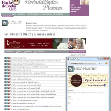 Planificador de bodas